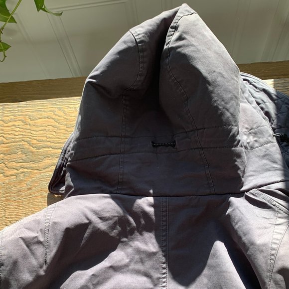 Scotch & Soda Men's Classic Parka with Teddy Lining, Steel Size M - Picture 9 of 12